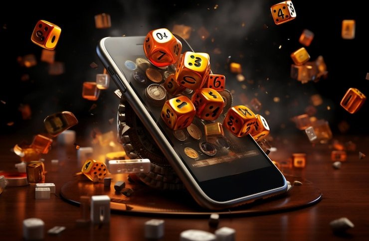 Antarmuka aplikasi mobile ladang 128 menampilkan studio live-dealer dan menu sportsbook